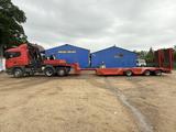 Scania 164 480  6x2 mit Kran und Tieflader - Scania 164 480