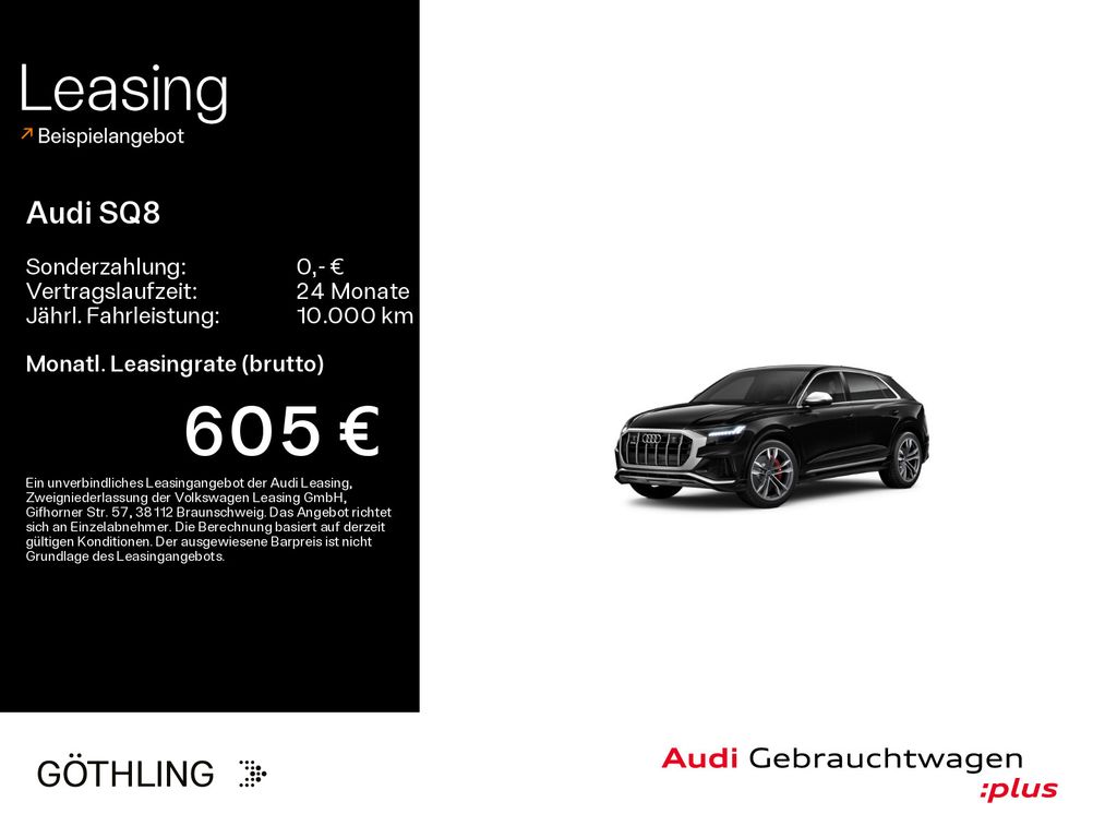 Audi SQ8 4.0 TFSI*Air*B&O*HUD*Pano*Standh*HD Matrix*V