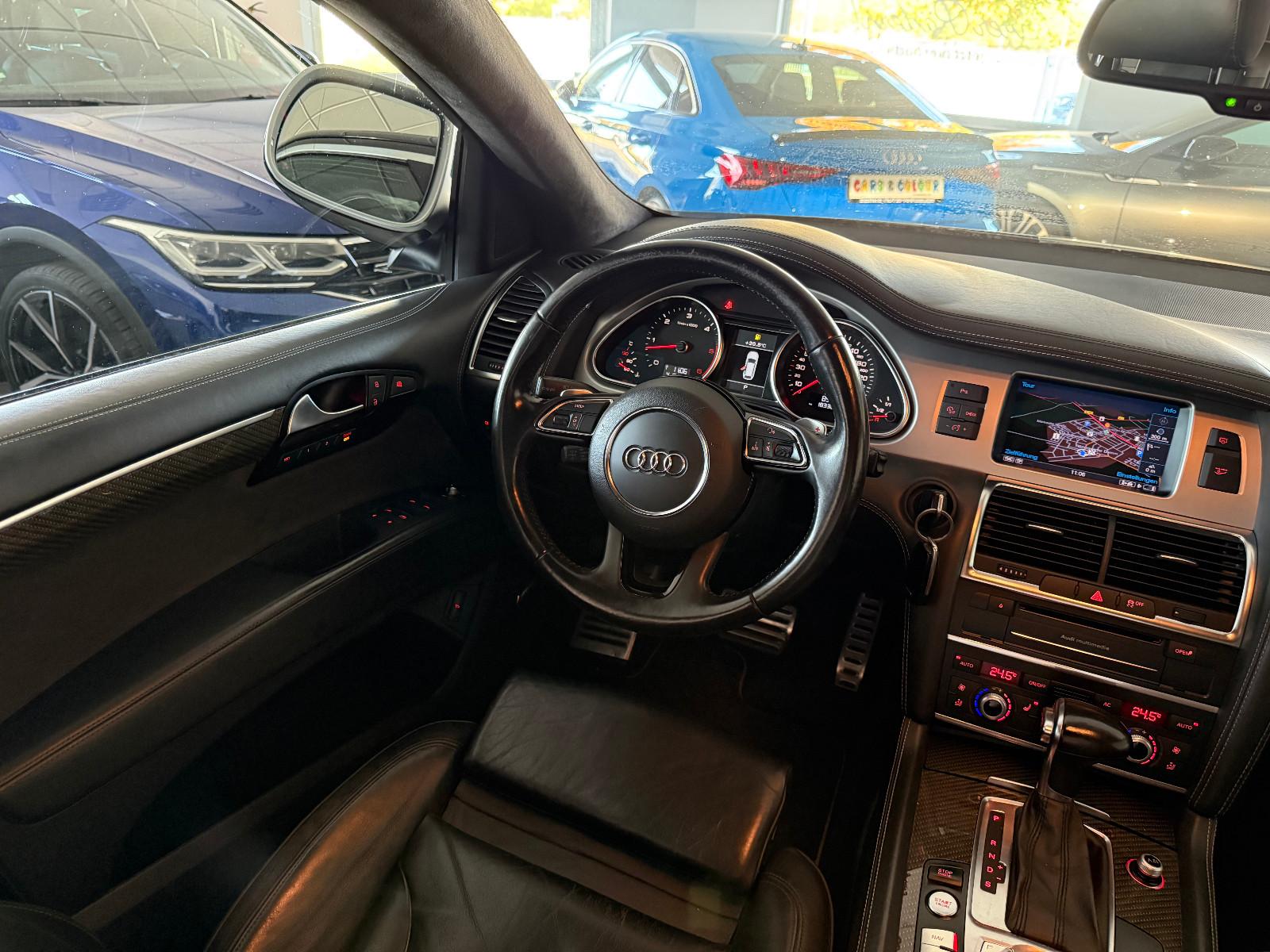 AUDI Q7 6.0 TDI V12 500ch QUATTRO - CÉRAMIQUE - BOSE - SUSPENSION PNEUMATIQUE - CARBON REAR ENTERTAINMENT - ATTELAGE PIVOTANT