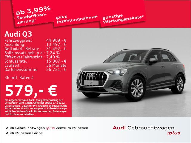 Audi Q3 35 TDI qu. S tronic S line Virtual+/Navi+/Kam