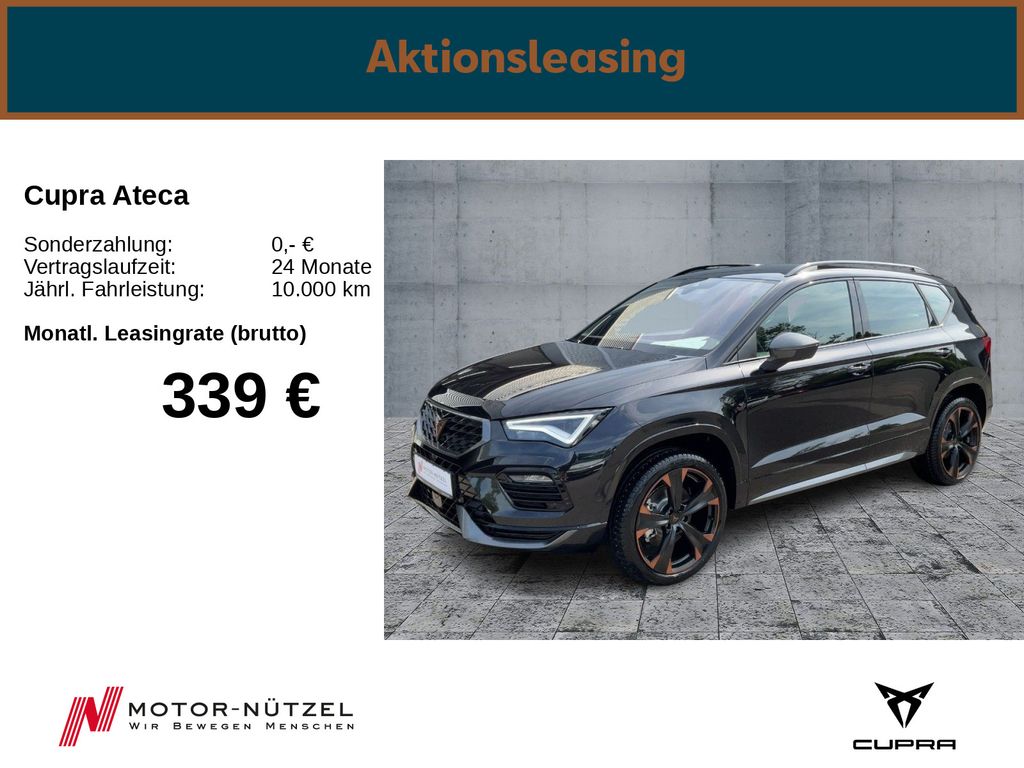 Cupra Ateca 150PS/ DSG/ AHK/ BEATS/ el.Heckkl./ NAVI