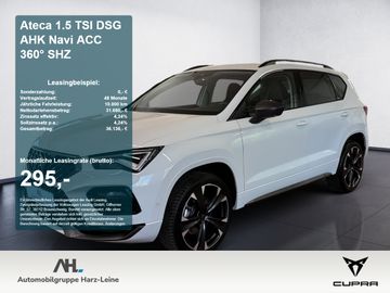 Cupra Leasingangebot: Cupra Ateca 1.5 TSI DSG AHK Navi ACC 360° SHZ 360 ACC