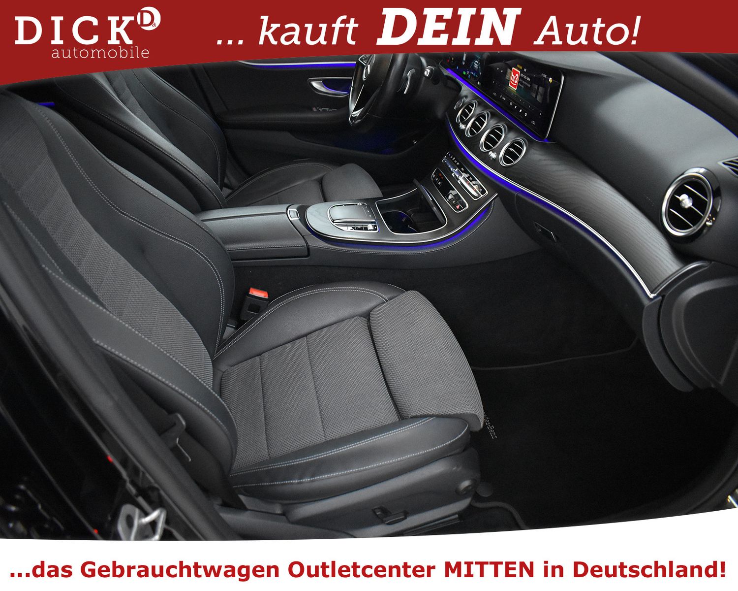 MERCEDES-BENZ E 220d 2X Avantg NIGHT+WIDESC+KAMERA+LED+ACC+18" - Image 21