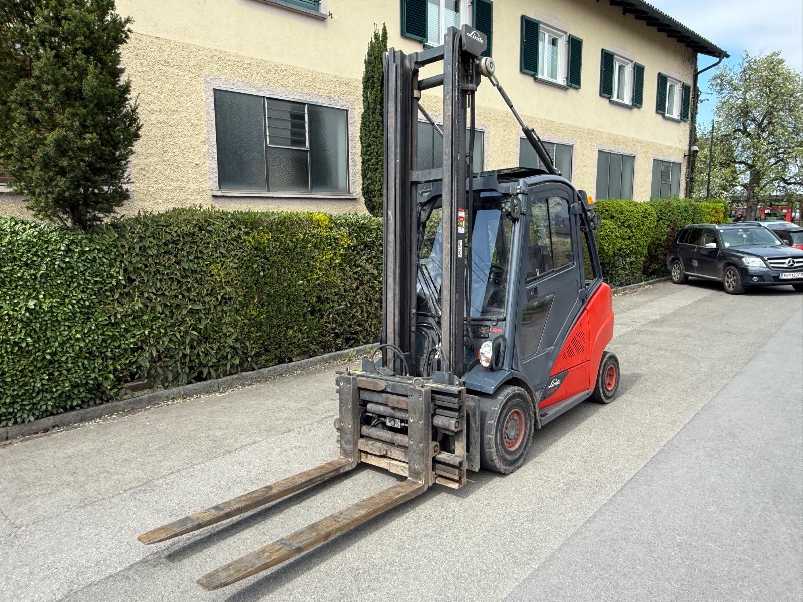 Linde H35D-02 EVO *Drehklammergabel*Straßenzulassung*