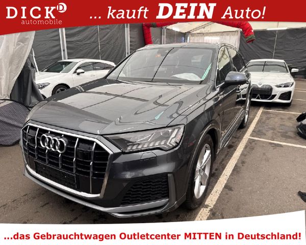 Audi Q7 55 TFSIe S LINE+/LED+/HUD/B&amp;O/PANO/ACC/20"LM