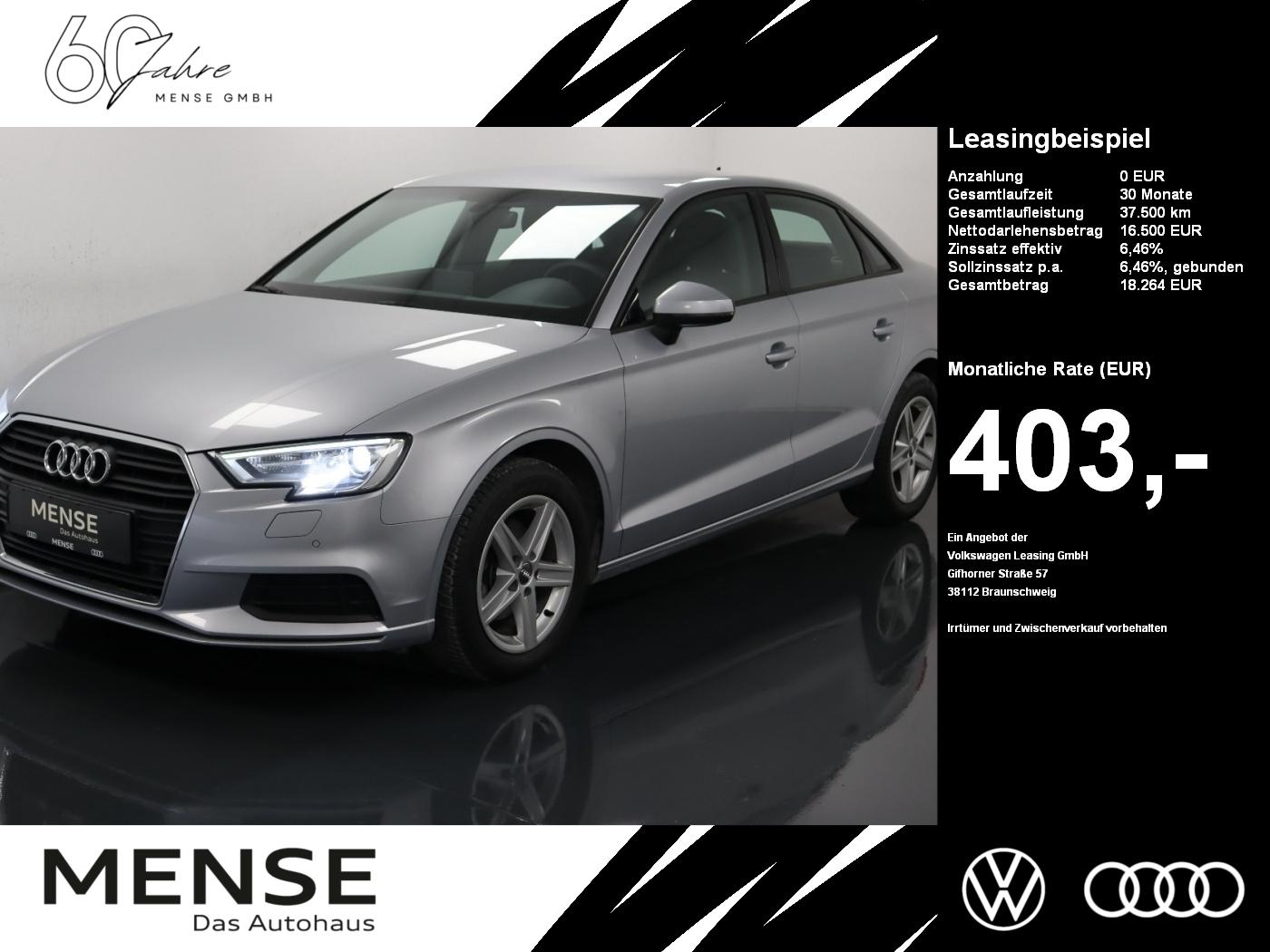 Audi A3 Limousine 30 TDI Navi|Xenon|Akustikglas|PDC