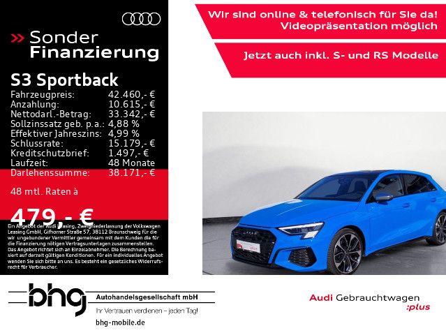 Audi S3 Sportback quattro S tronic ACC adaptiv Navi c