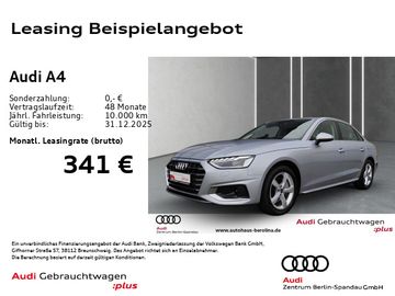 Audi Leasingangebot: Audi A4 Lim. 40 TFSI Adv. S tronic *NAV+*R-CAM*SHZ*