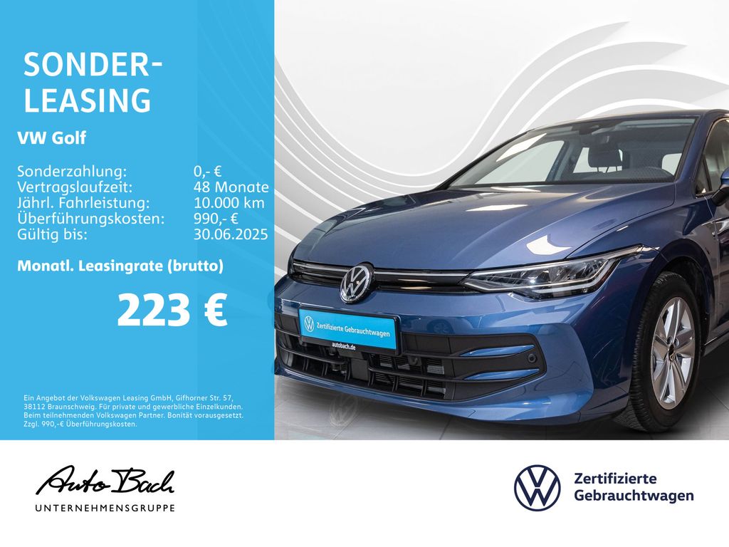 Volkswagen Golf VIII 1.5 TSI "Life" Navi LED Digital Cockpi