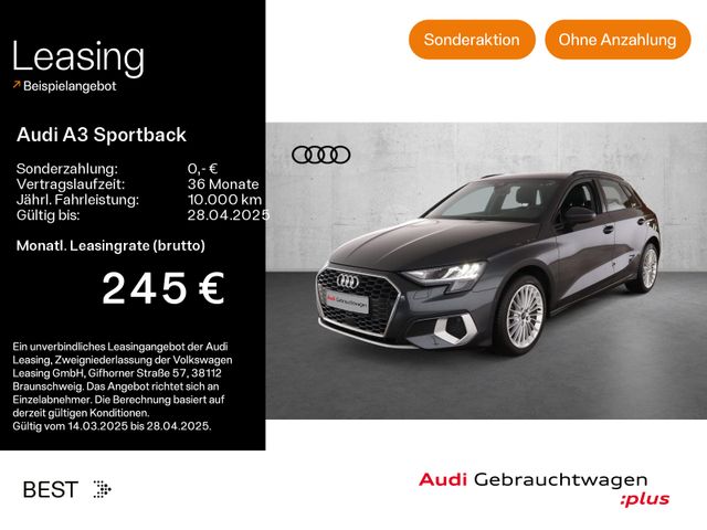 Audi A3 Sportback 30 TDI advanced*LED*VIRTUAL*NAVI-PL