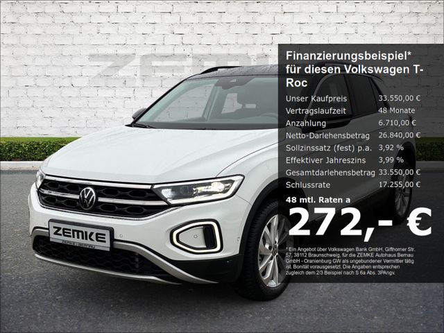 Volkswagen T-Roc 1.5 TSI DSG Style3,99%  AHK-abnehmbar Navi