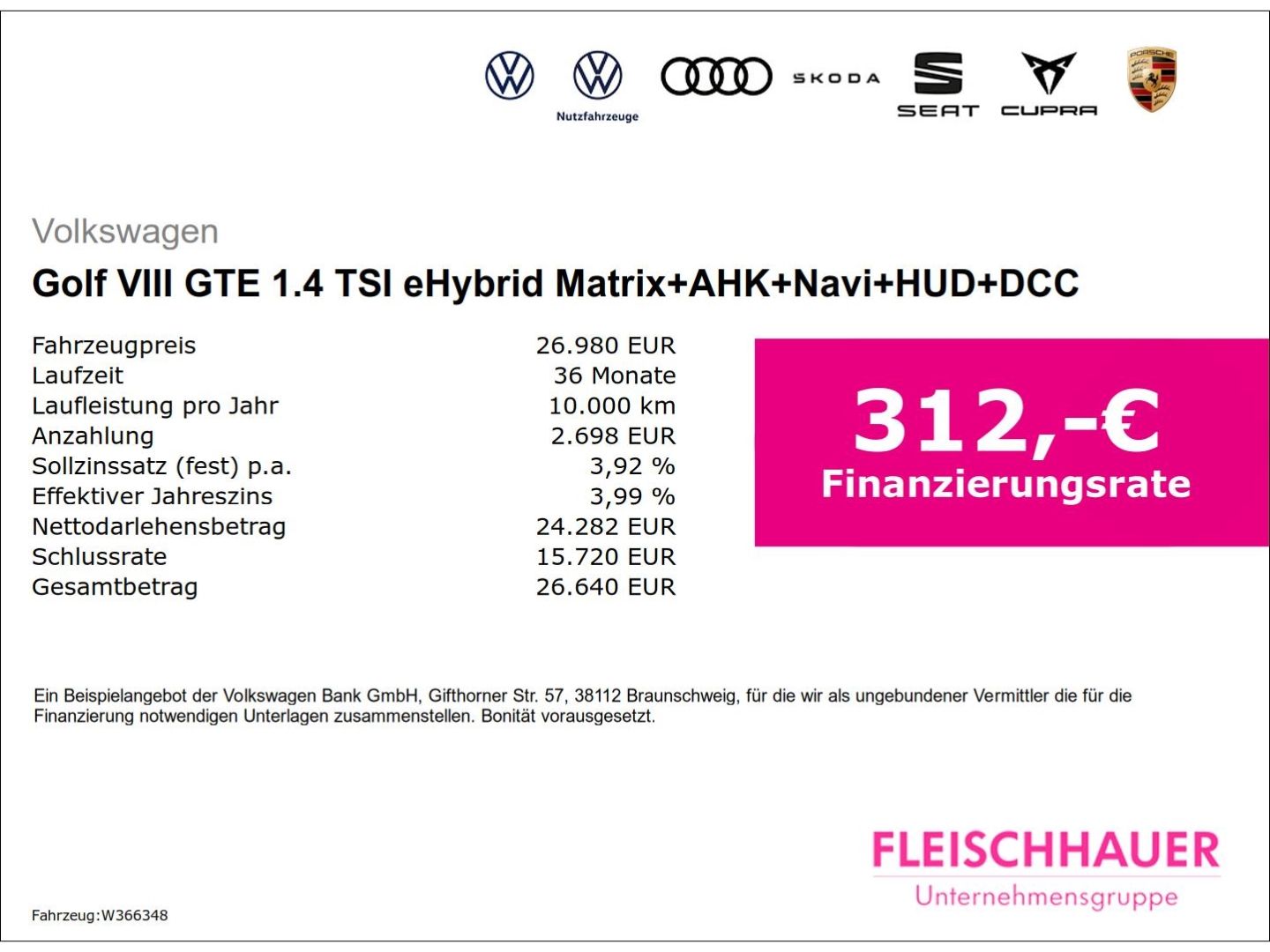 Volkswagen Golf VIII GTE 1.4 TSI eHybrid Matrix AHK Navi HU foto 3