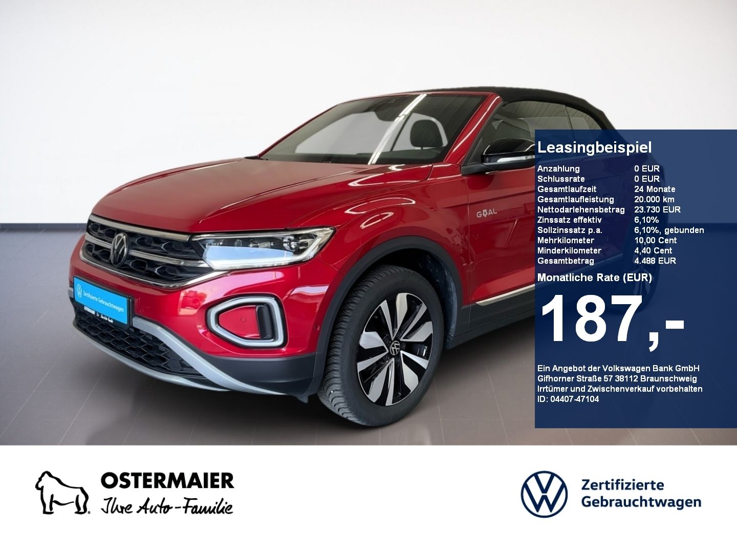 Volkswagen T-Roc Cabriolet GOAL 1.0TSI 116PS ACC.KAMERA.NAV