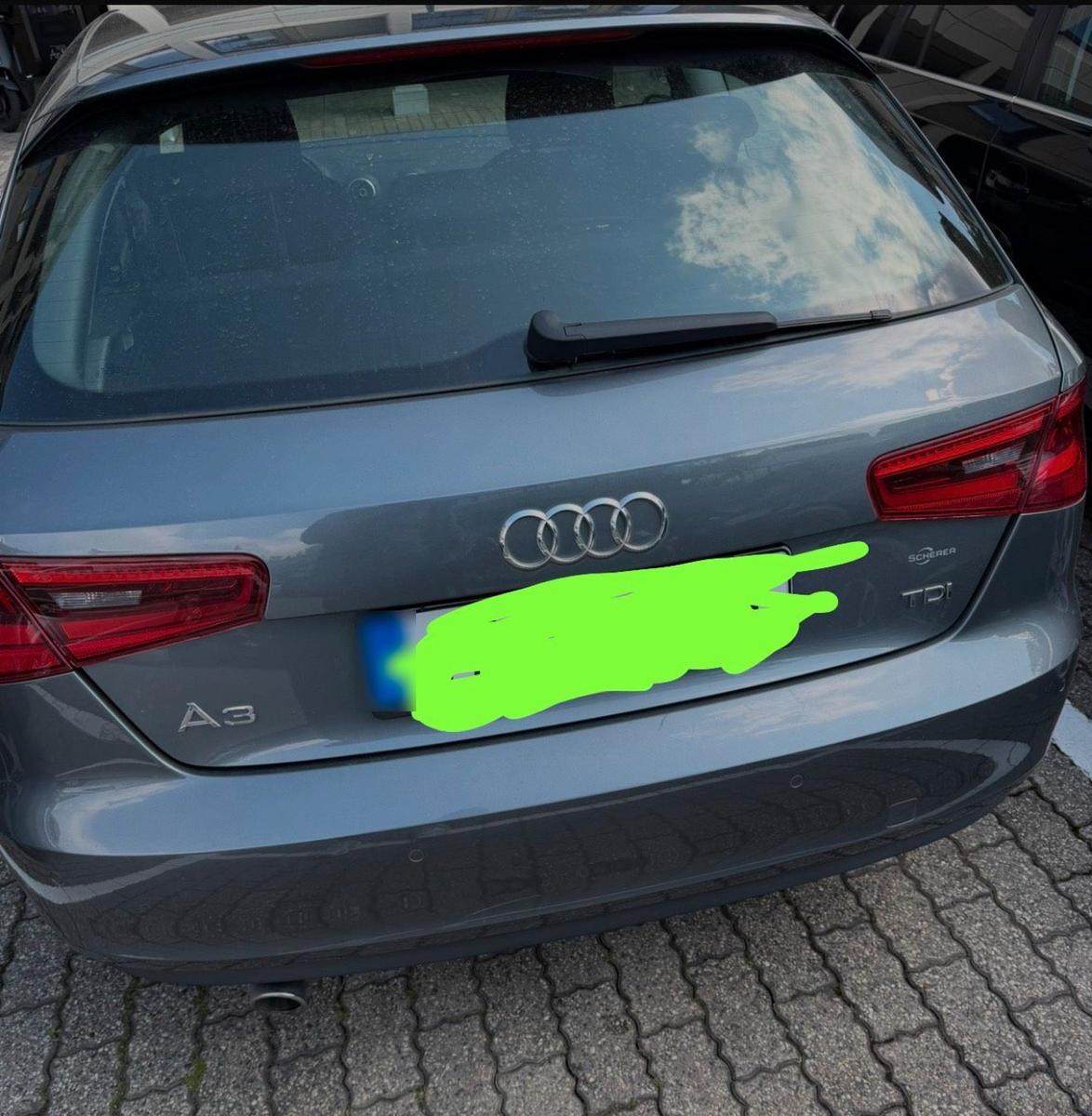Audi A3 2014 — rear view