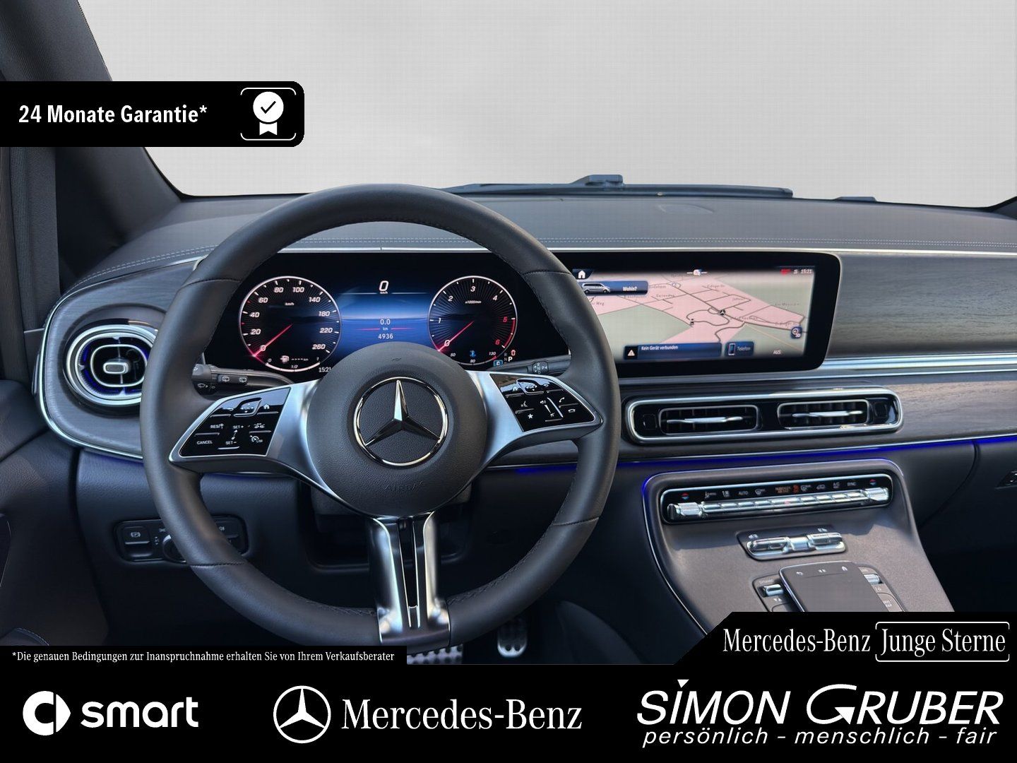 Fahrzeugabbildung Mercedes-Benz V 300 d Extra Lang AMG Night Burm eTüren 8 Sitze