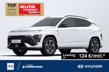 Hyundai Leasingangebot: Hyundai Kona N Line 1.6 T-GDI 180 PS DCT 2WD Ass-P, el.H