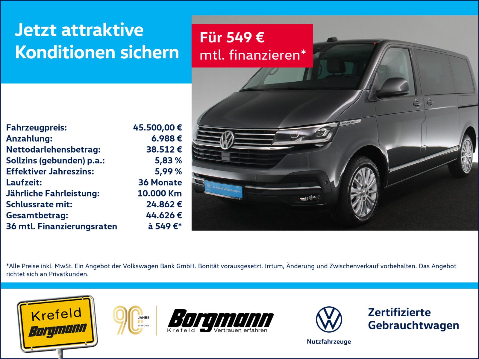 Volkswagen T6.1 Transporter Multivan 2.0 TDI Multivan Gener