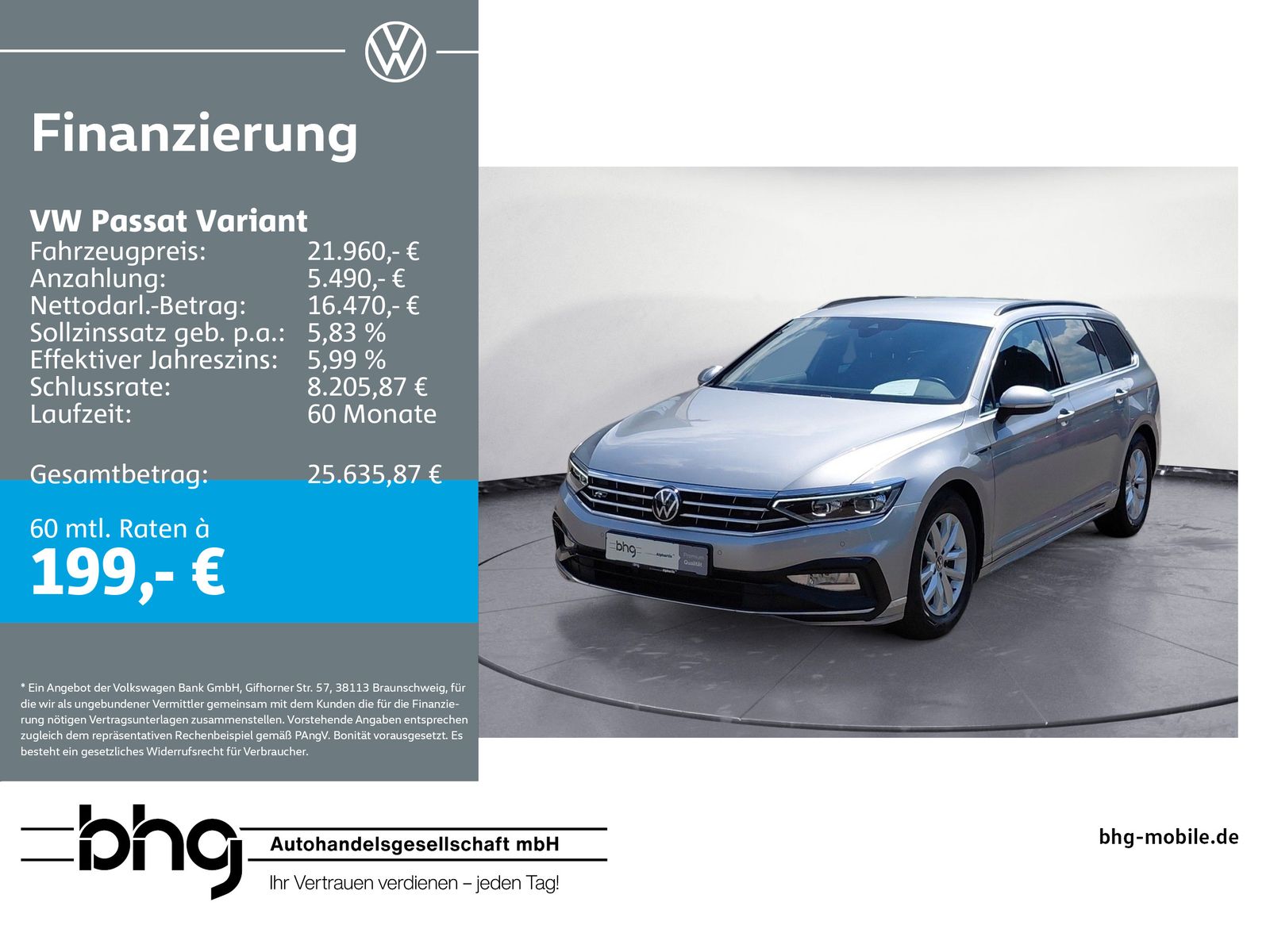 Volkswagen Passat Variant 2,0 TDI SCR DSG