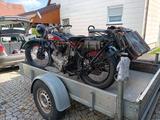 NSU 501 T Blockmodell mit Beiwagen Dessauer   - Motorrad mit Beiwagen