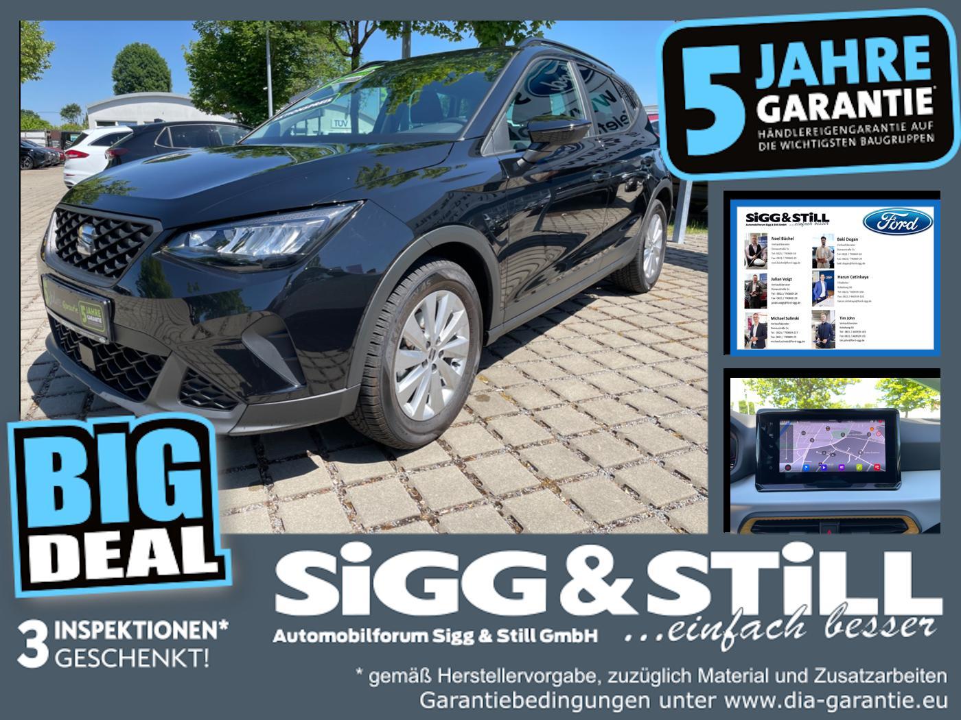 Seat Arona 1.0 TSI Style DSG LED*NAVI*VIRTUAL*SHZ*PDC