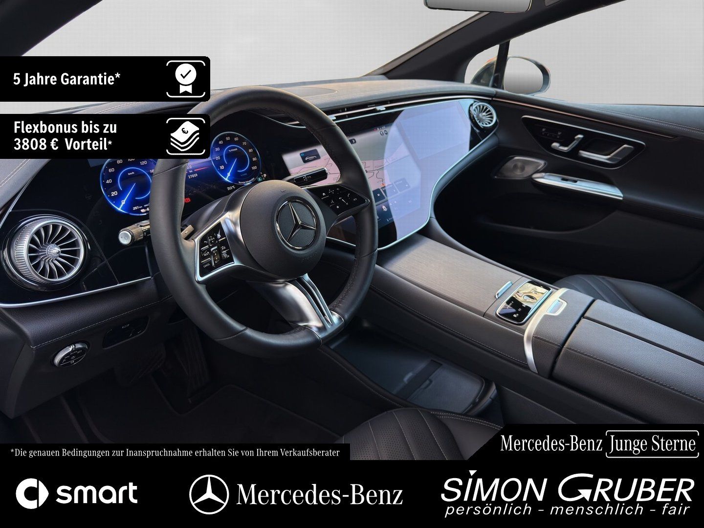 Fahrzeugabbildung Mercedes-Benz EQE 500 4M AMG Premium+ Nappa Hyper Pano Md 2025
