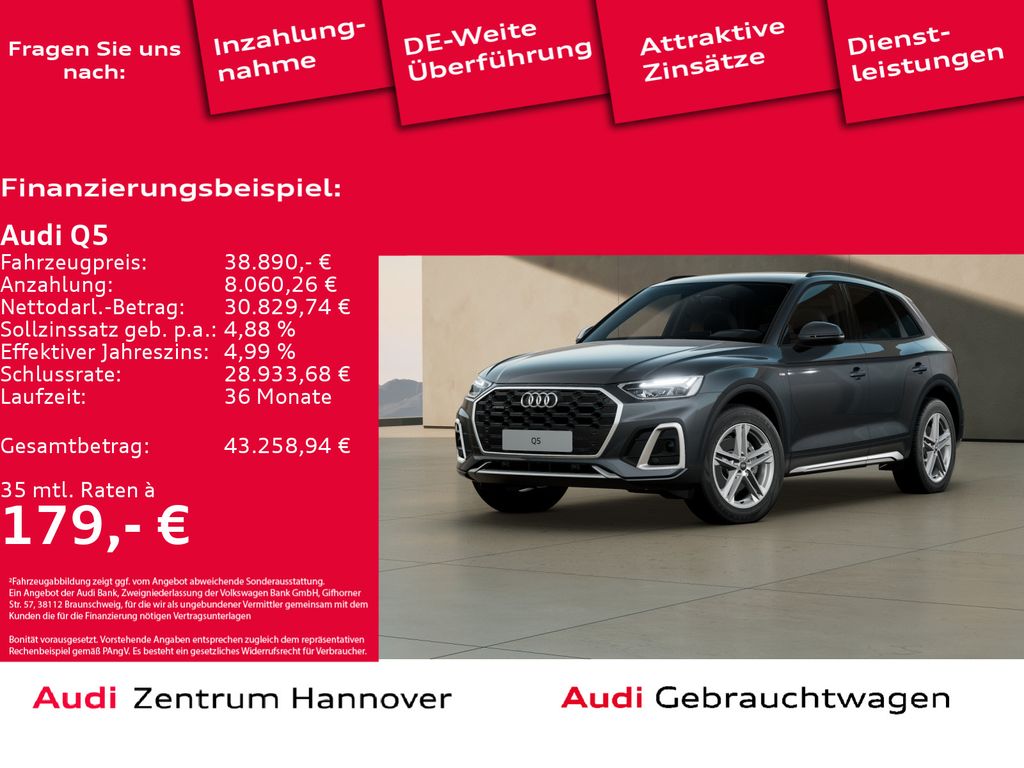 Q5 40 2.0 TDI quattro S line AHK Business-Paket