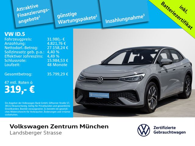 VW ID.5 Pro Performance 150kW/82kWh Wärmepumpe AHK