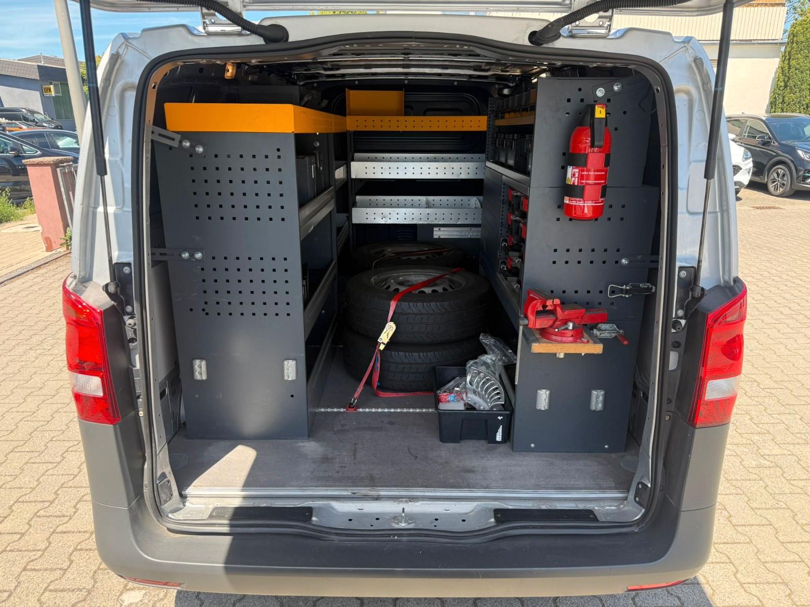 Mercedes-Benz Vito lang Werkstatt Regal Sortimo Würth Klima, миниатюра 8