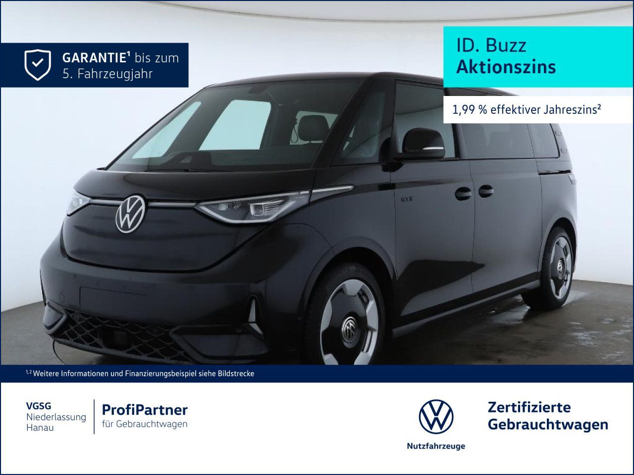 Volkswagen ID. Buzz GTX Lang 4Motion AHK 7-Sitzer Navi LED