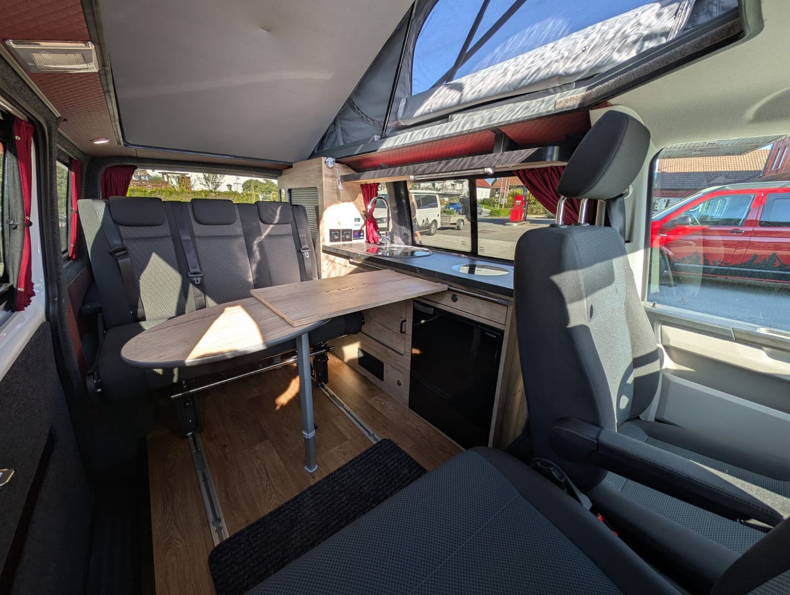 Volkswagen T6 Transporter Reimo Aufstelldach Küche Autark foto 6