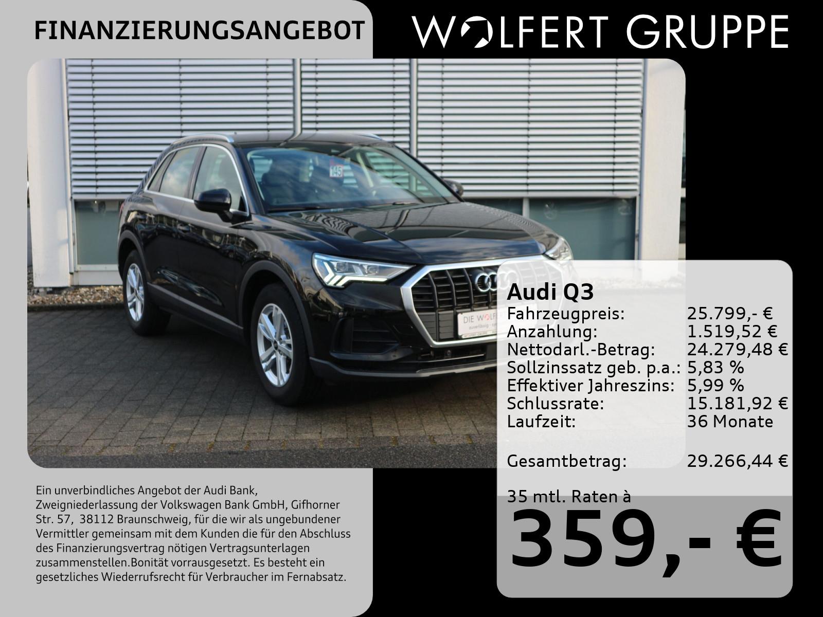 Audi Q3 35 TDI AHK*MATRIX*RFK*ACC*SHZ