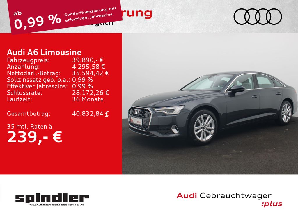 Abbildung Leasingangebot Audi A6 Limousine 35 TDI advanced S-tronic / Standh