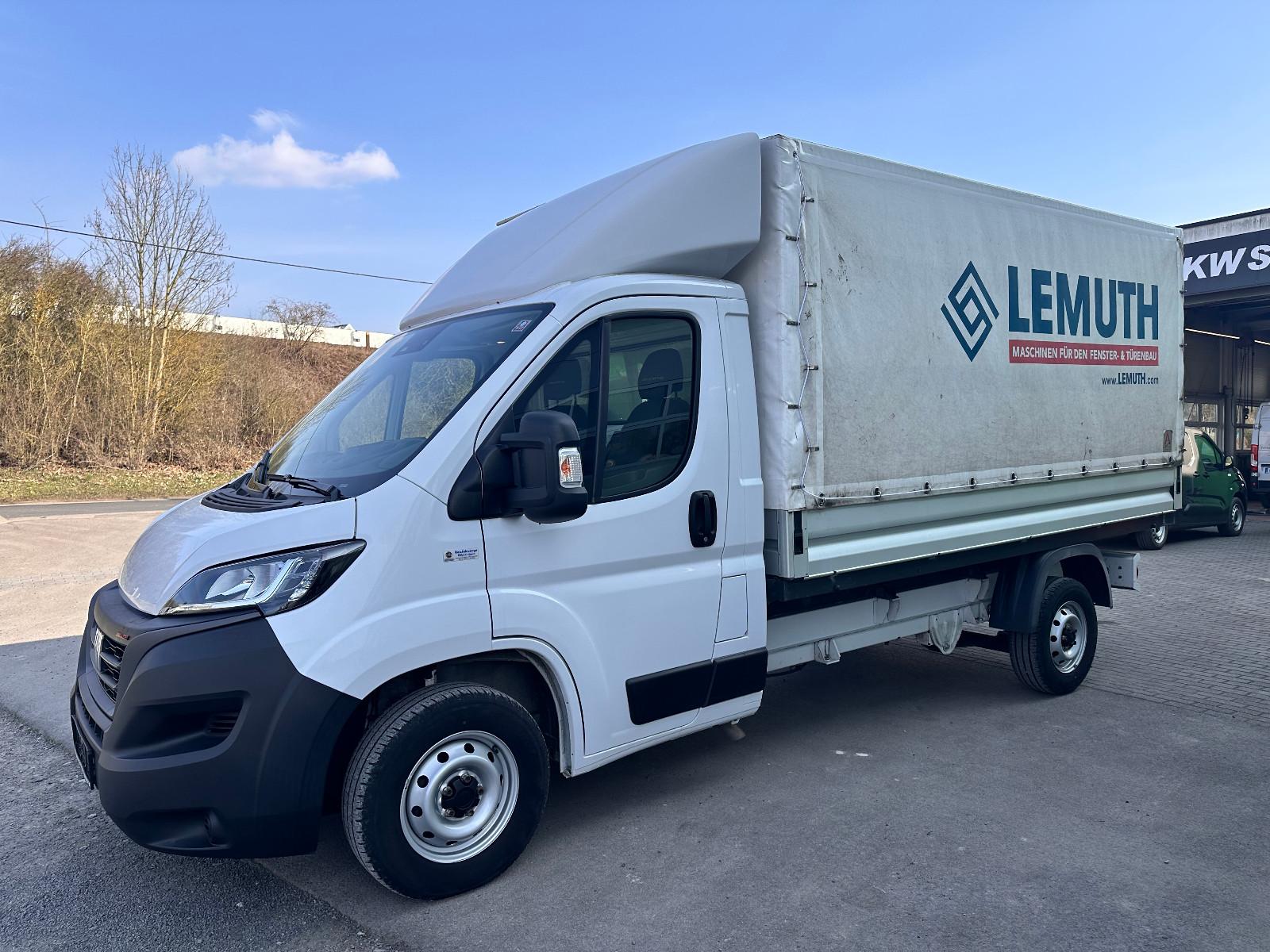 Fiat Ducato L3 160PS Pritsche+Plane, SHZ, Garantie