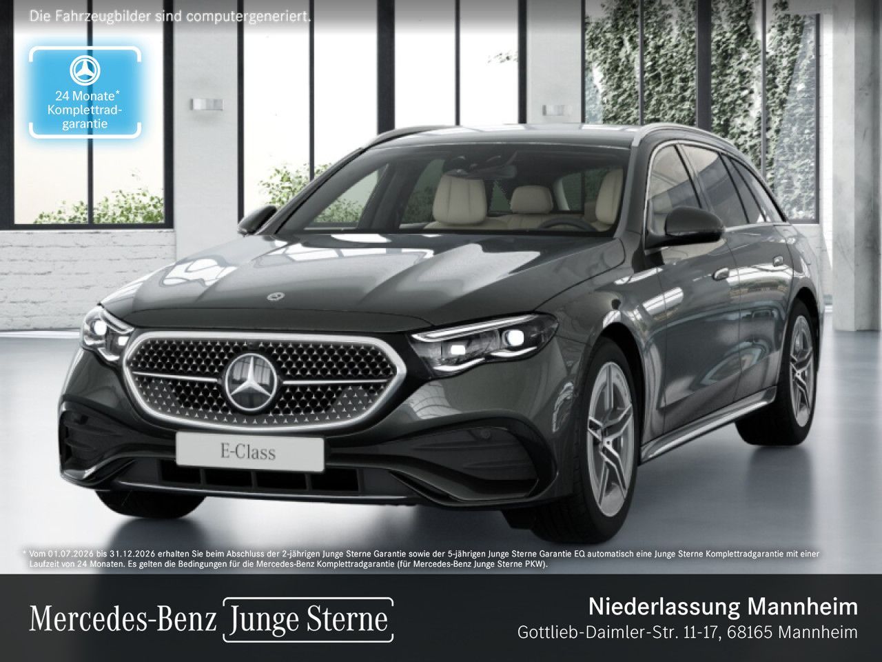 Mercedes-Benz E 300 de 4M T AMG PREMIUM/AHK/AIRMATIC/Fahrass+