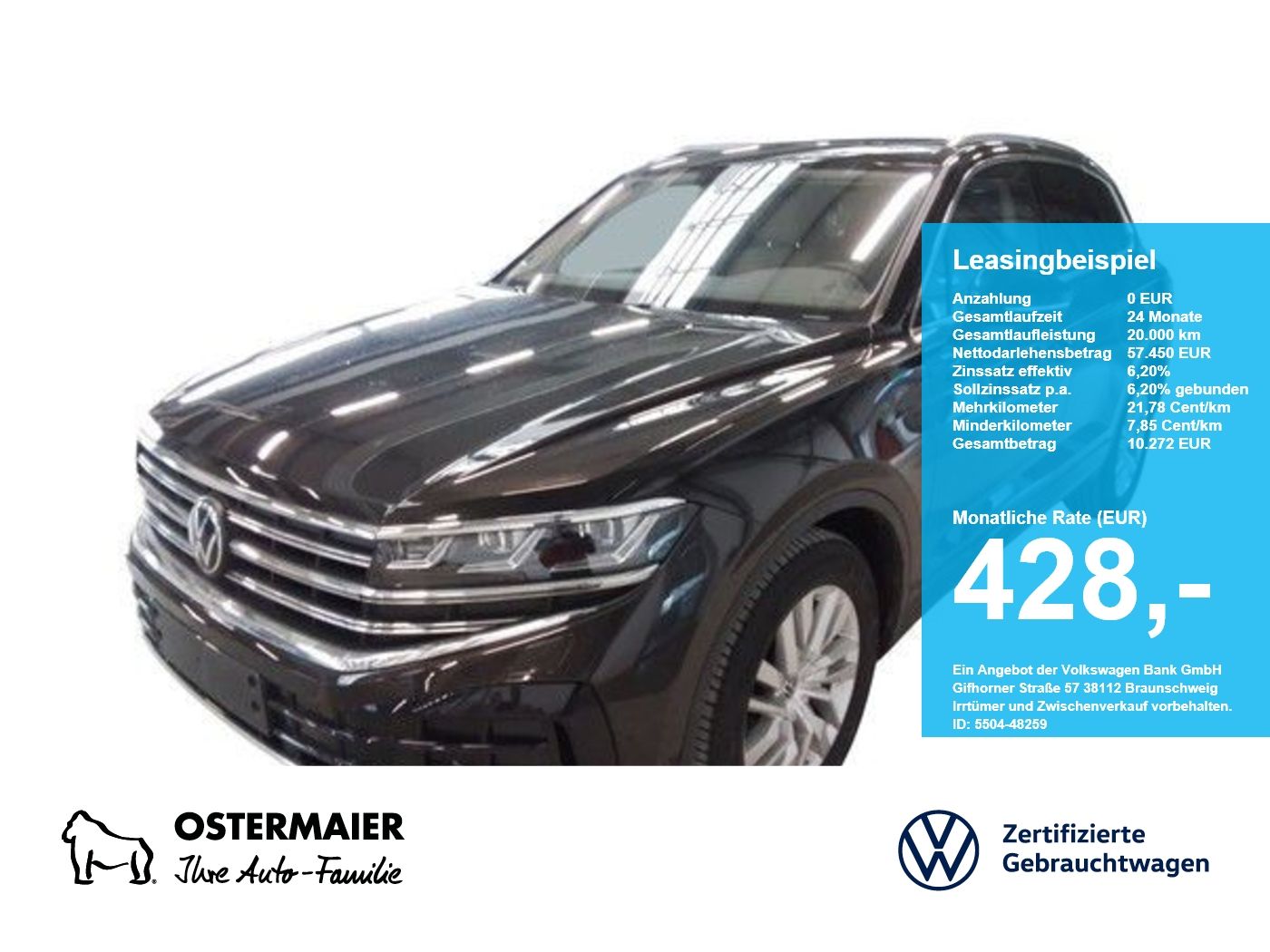 VW Touareg ELEGANCE 3.0TDI 231PS NP.103T ACC.5J-G.A