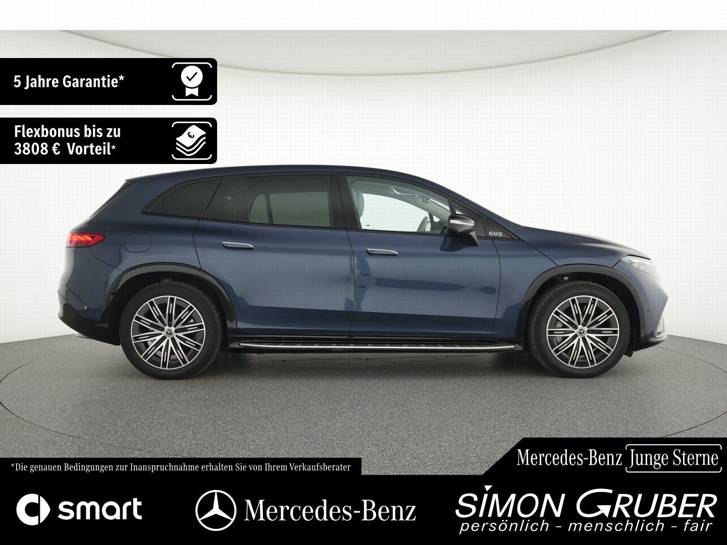 Fahrzeugabbildung Mercedes-Benz EQS 500 4M SUV AMG Massage Sitzklima Hyper AHK