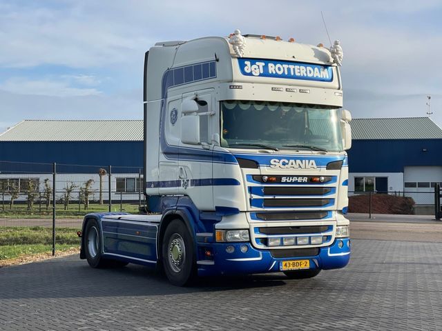 Scania R450 NL TRUCK, LEATHER, 2X TANK, STEEL/AIR.