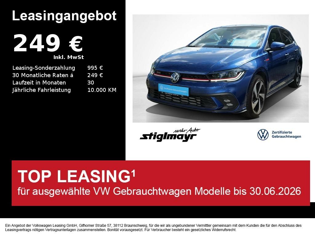 Polo GTI 2.0 TSI PANO Alu-17 Navi Matrix Sitzhzg