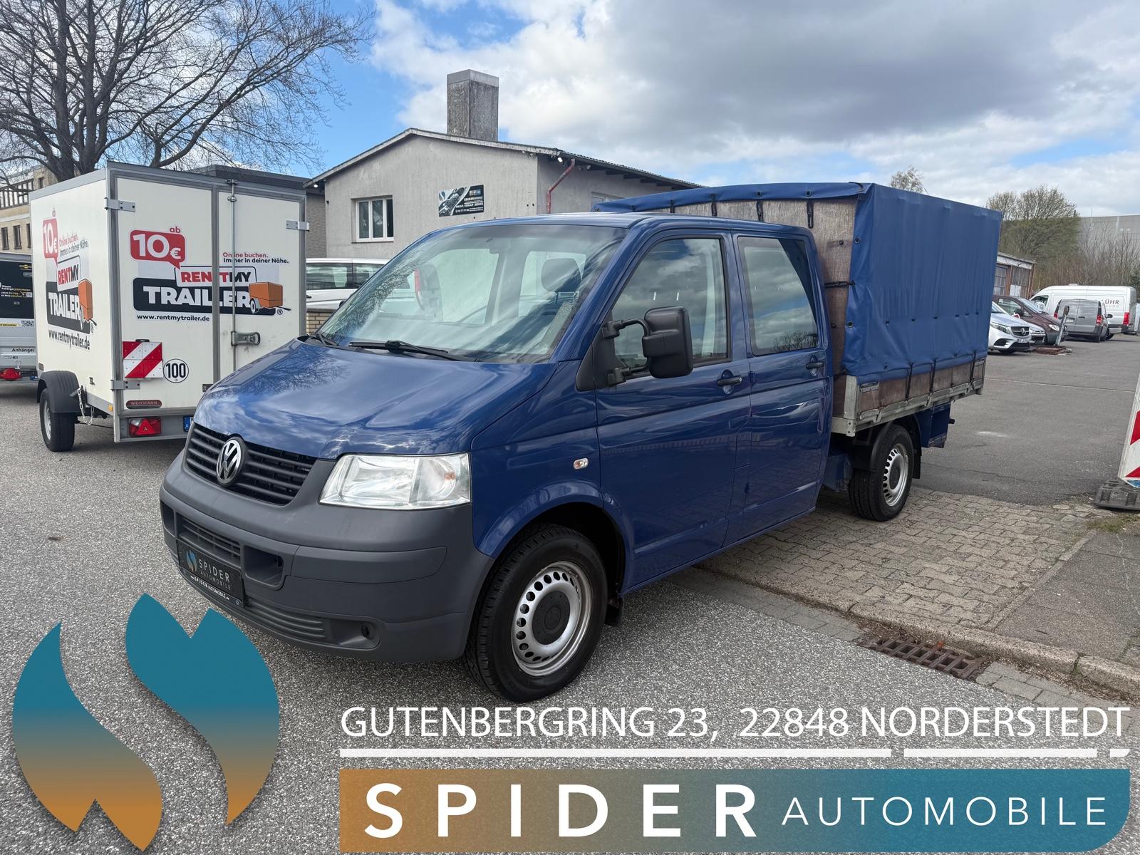Volkswagen T5 Transporter Pritsche Pickup Doppelkabine 4M