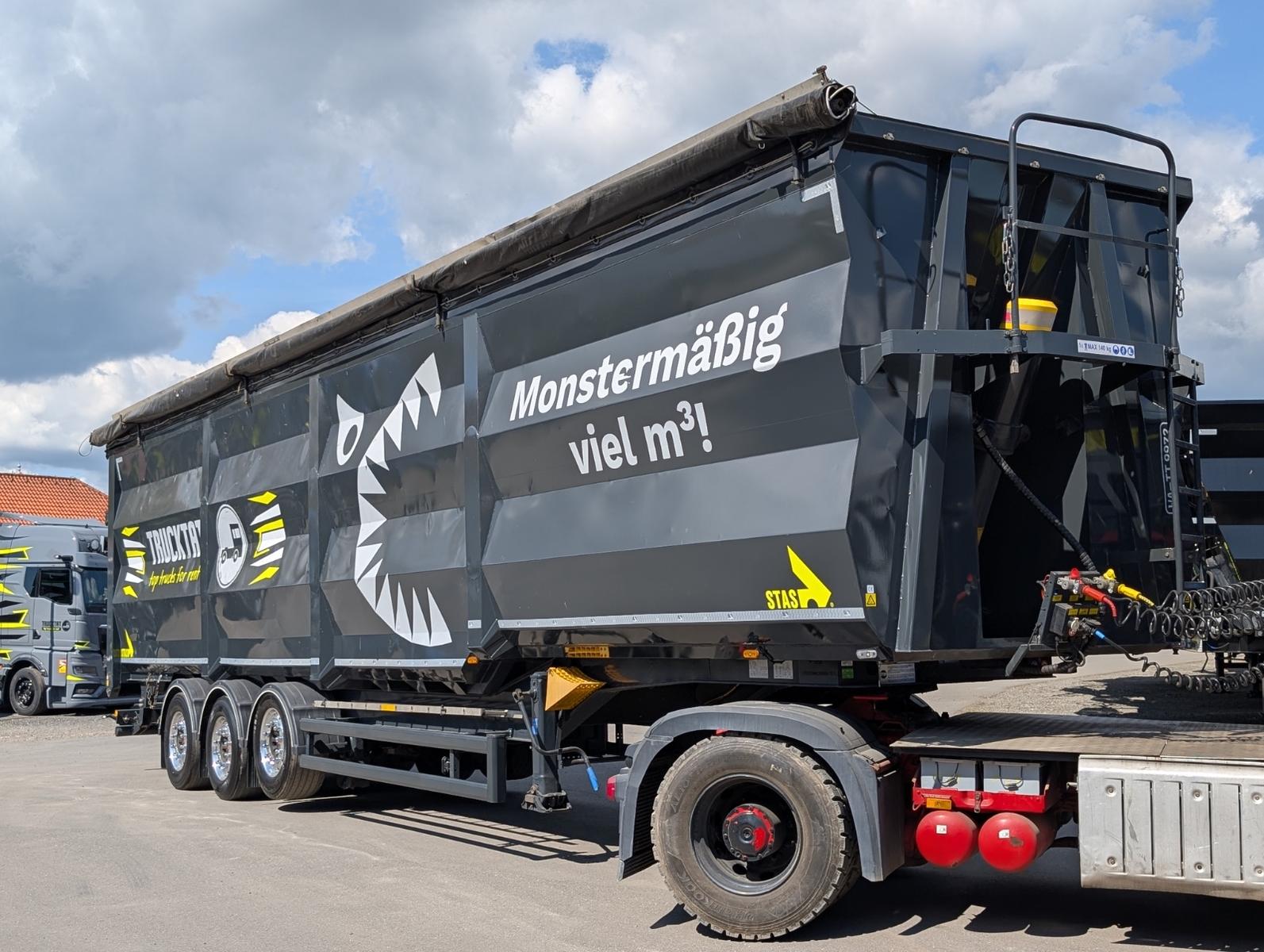 Stas HardoX Stahl 86 m³, Liftachse, ALCOA, MIETEN?