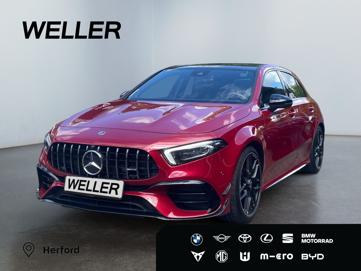 MERCEDES-BENZ A 45 AMG 4M Speedshift *MULTIBEAM*Aero*360*Burme