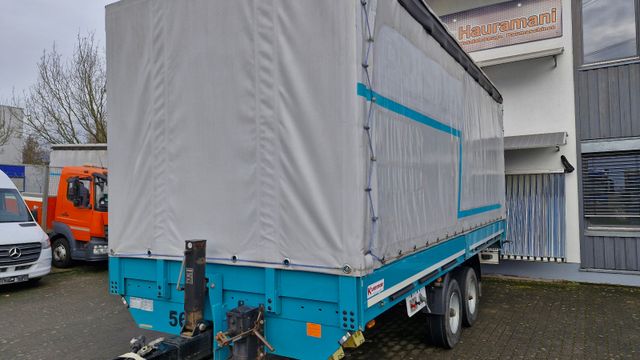 Krukenmeier TLP 11 Tandem Pritschenanhänger Schiebeverdeck