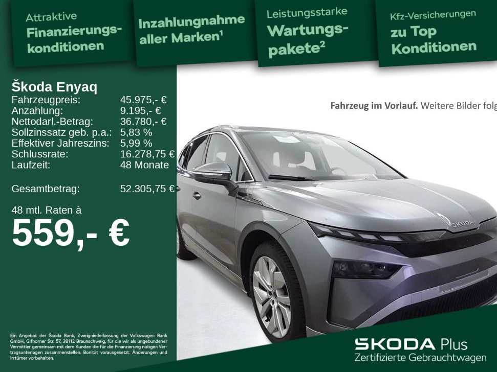 Skoda Enyaq 85  Loft*360°*APP*HUD*MATRIX*NAV*PANO*MEMO imagem 2