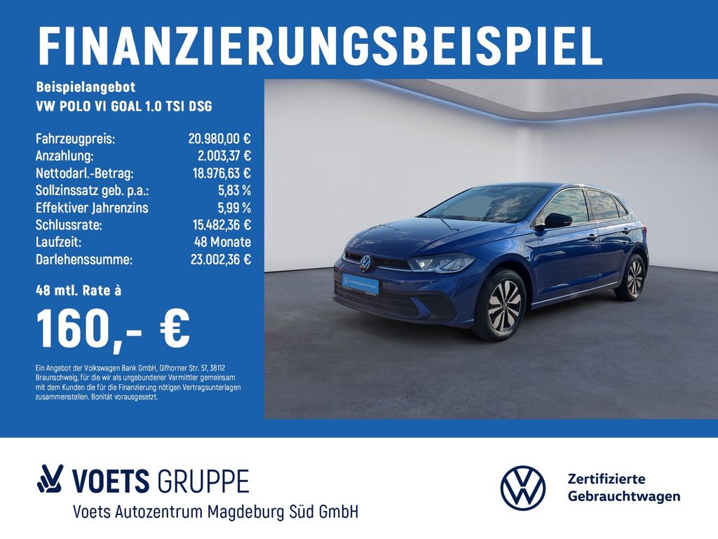 POLO VI GOAL 1.0 TSI DSG LED+NAVI+ACC+PDC+APP-C