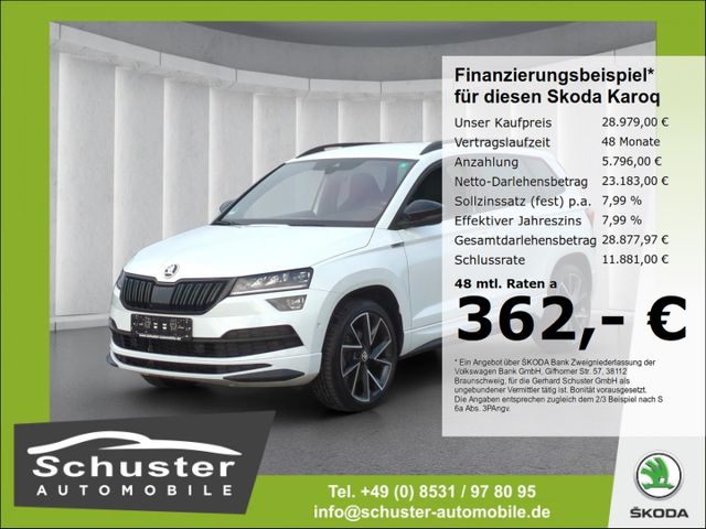 Skoda Karoq SPORTLINE 4x4 TDI*DSG LED ACC R-Kam Navi