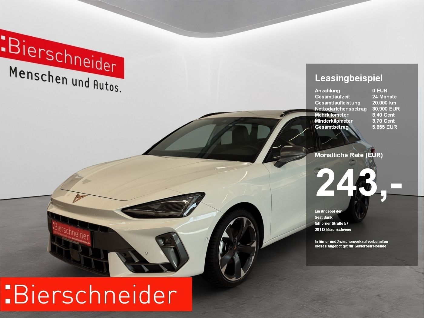 Cupra Leon SP 1.5 eTSI DSG Business ab 199.- netto LED