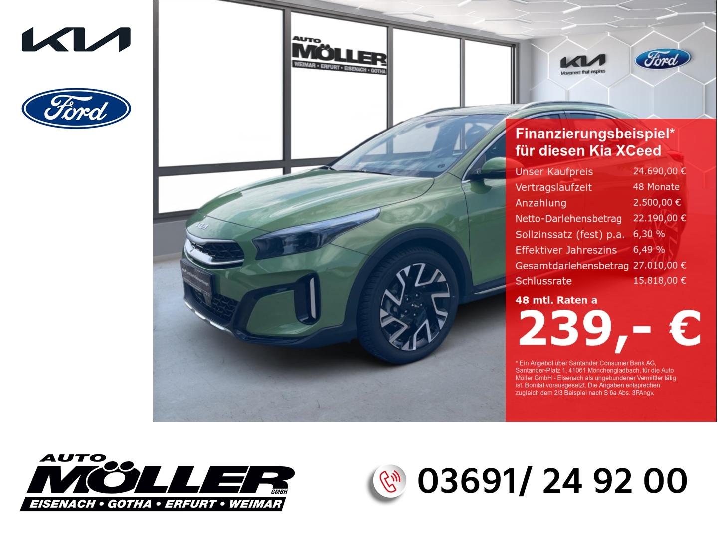 Kia XCeed 1.5T Spirit DCT 18'' JBL LED Rückfahrkamer