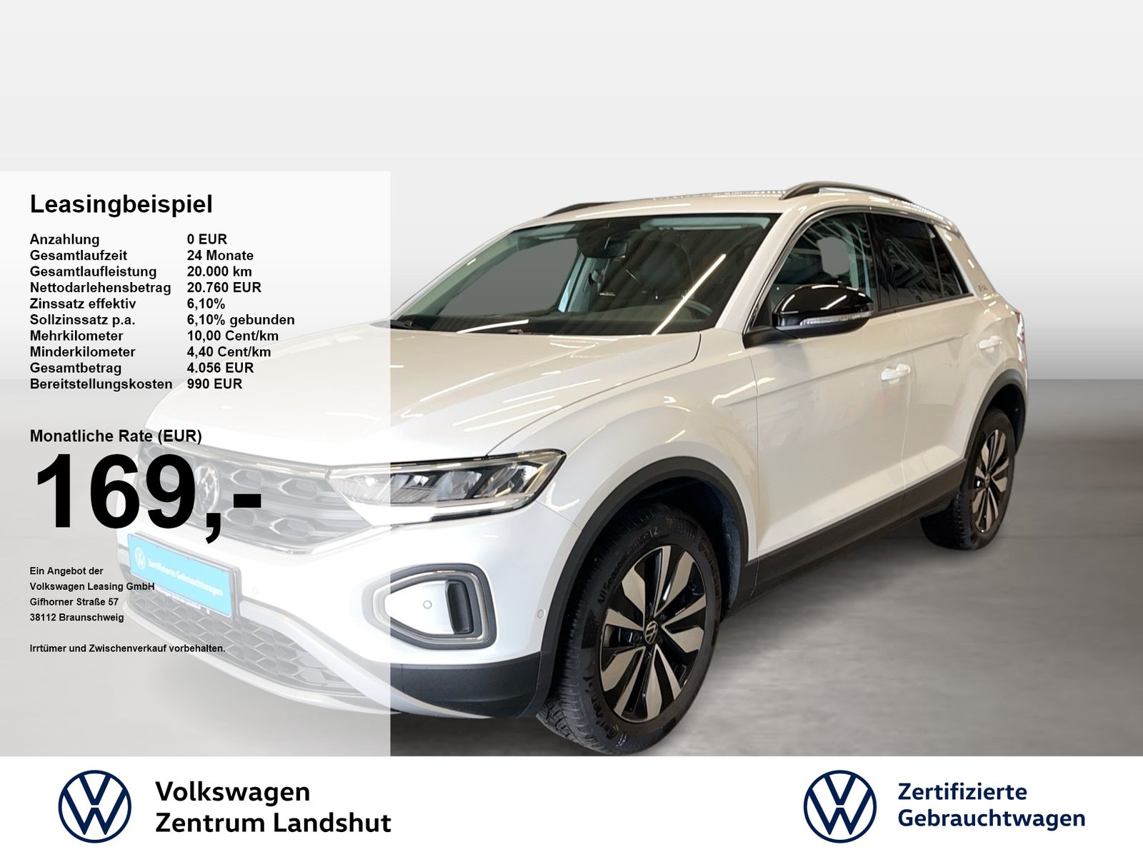 Volkswagen T-Roc 1.0 TSI Life GOAL 2xKlima ACC KlimaA LED
