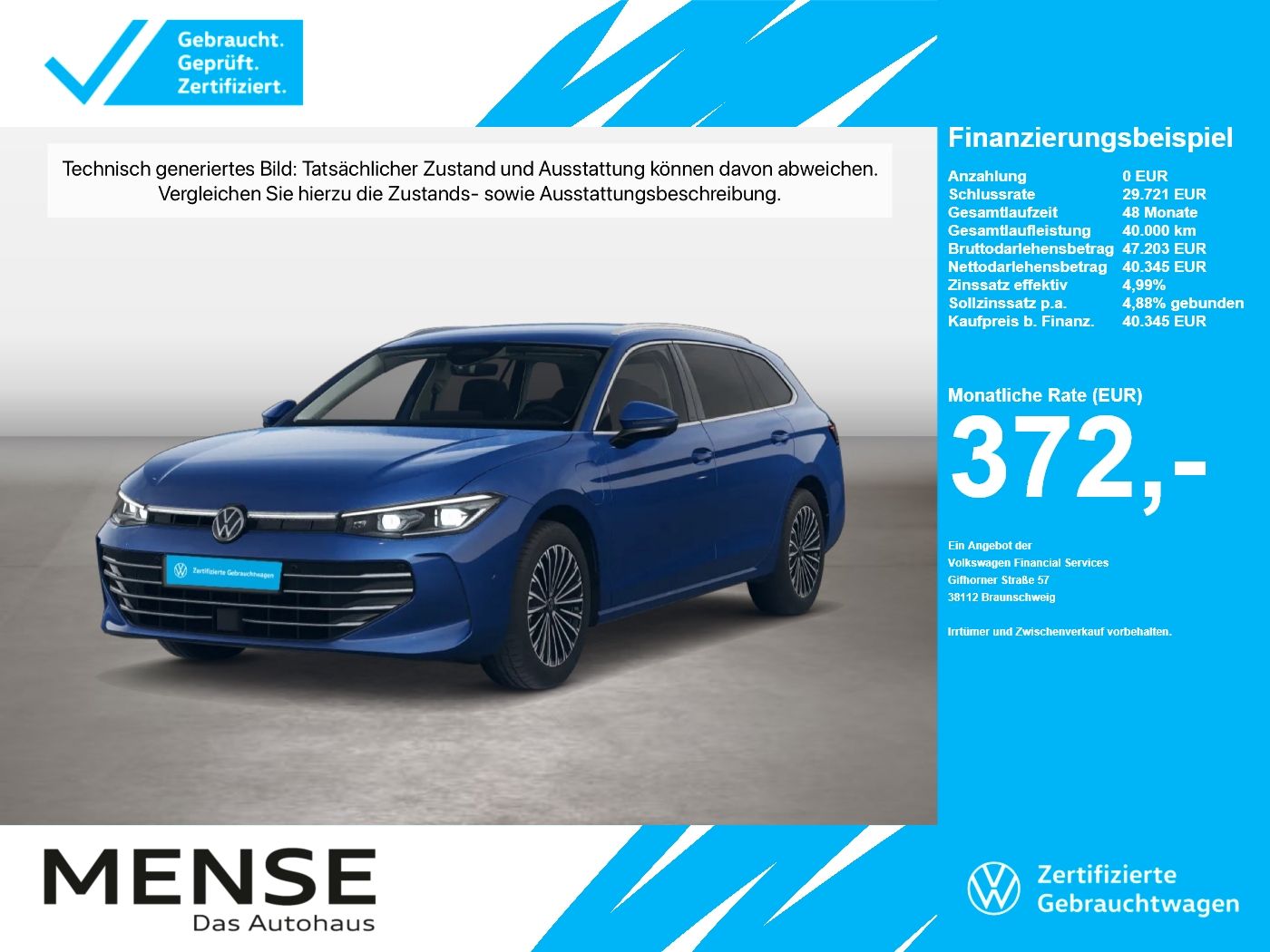 Volkswagen Passat Variant 1.5 eHybrid IQ.Light Matrix AHK foto 1