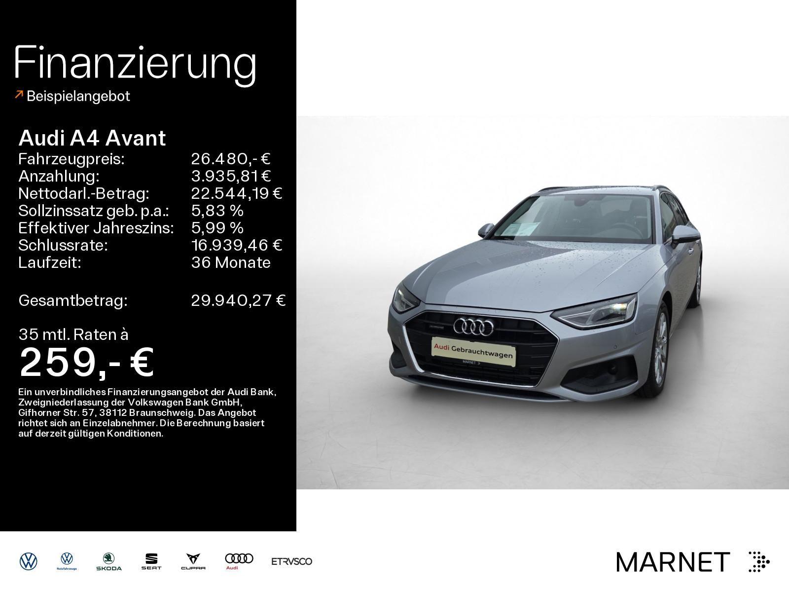 Audi A4 Avant 40 TFSI QUATTRO S TRONIC NAVI*KAMERA*S
